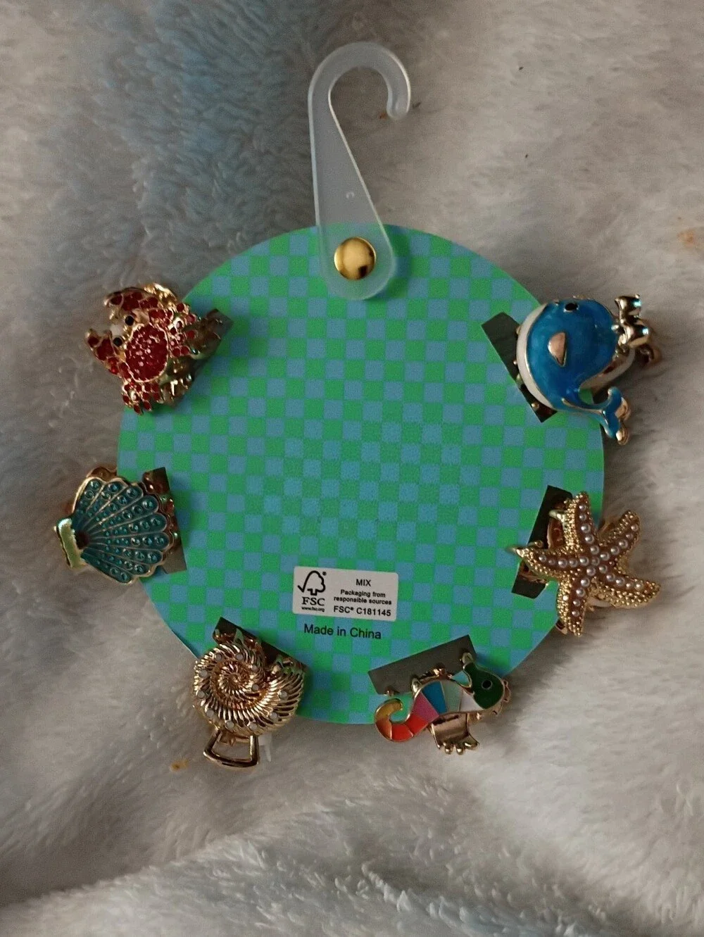 Piper K Sea Themed Hair Clips Set Of 6